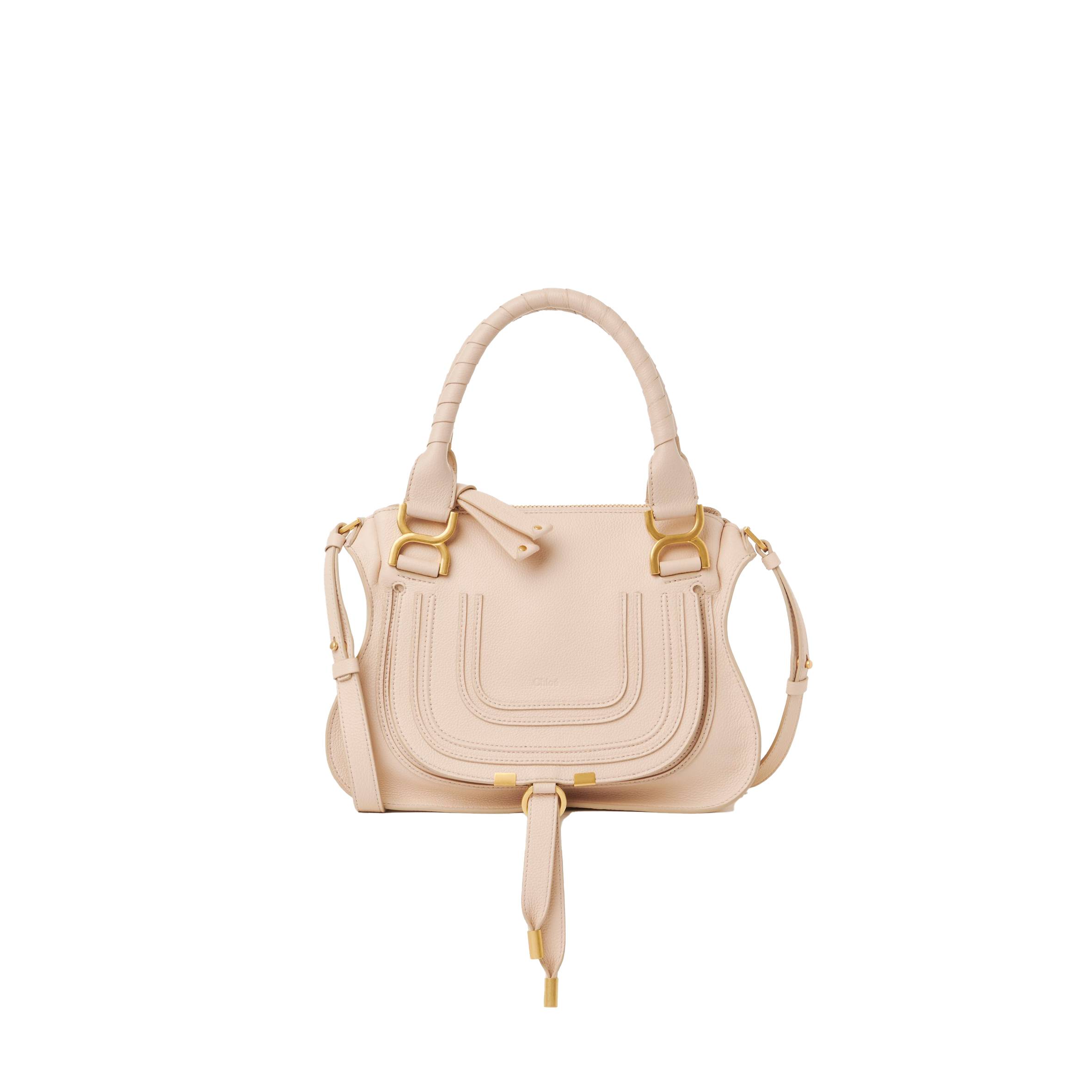CHLOE SMALL MARCIE BAG IN GRAINED LEATHER CHC22AS628I316J5  (30*23*9cm)